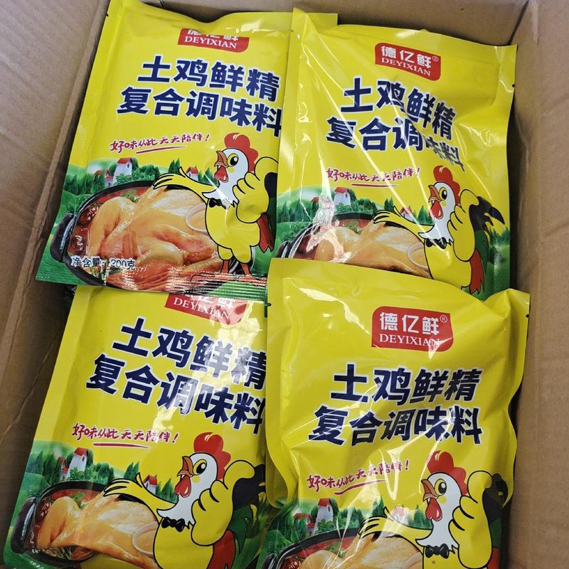 土鸡鲜精复合调味料江湖地摊乡村赶集超市产品