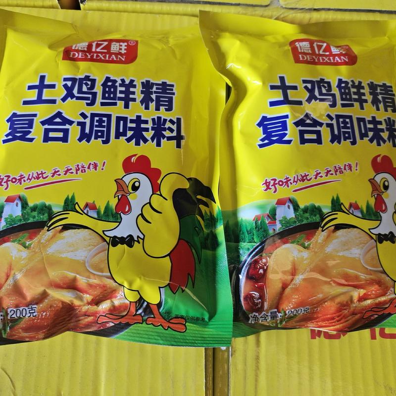 土鸡鲜精复合调味料江湖地摊乡村赶集超市产品