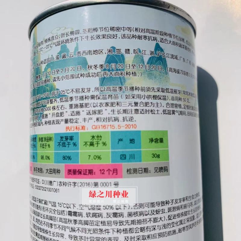 龙盛精品三青香莴笋种子耐寒绿水青山莴笋种子蔬菜基地专用