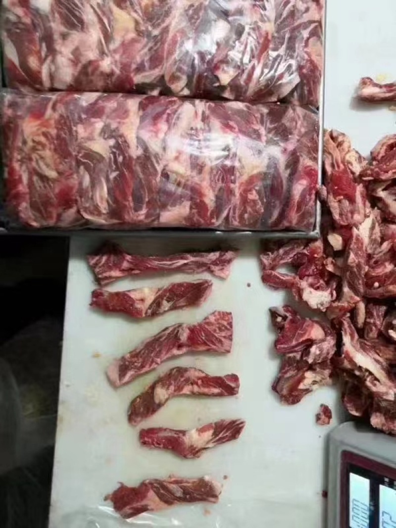 纯干牛腹肉条，可以炖、炒菜、穿肉串后厨优选