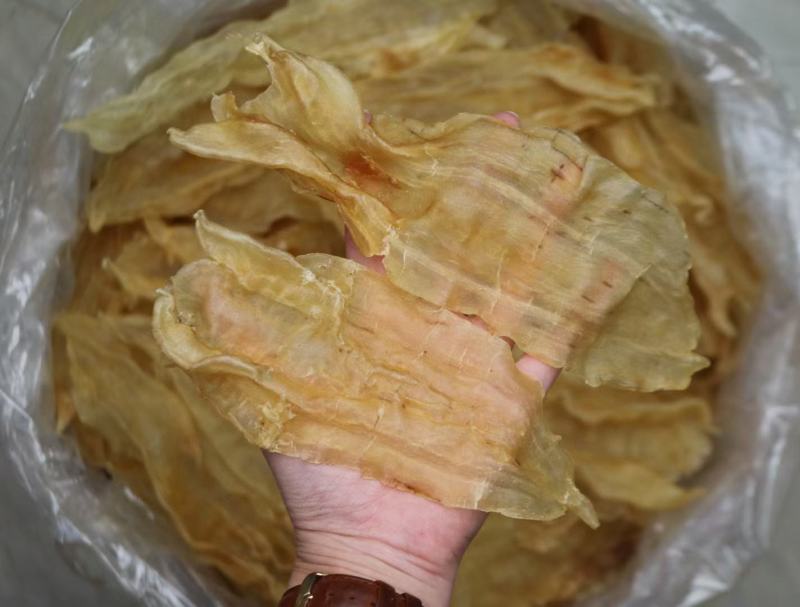 A厂15头阴阳开片鱼胶花胶一斤14-15头原装货很厚肉的