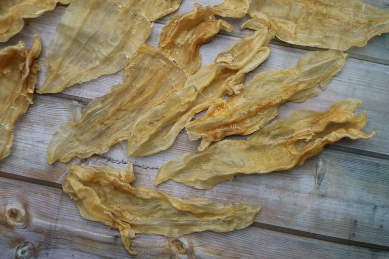 A厂15头阴阳开片鱼胶花胶一斤14-15头原装货很厚肉的