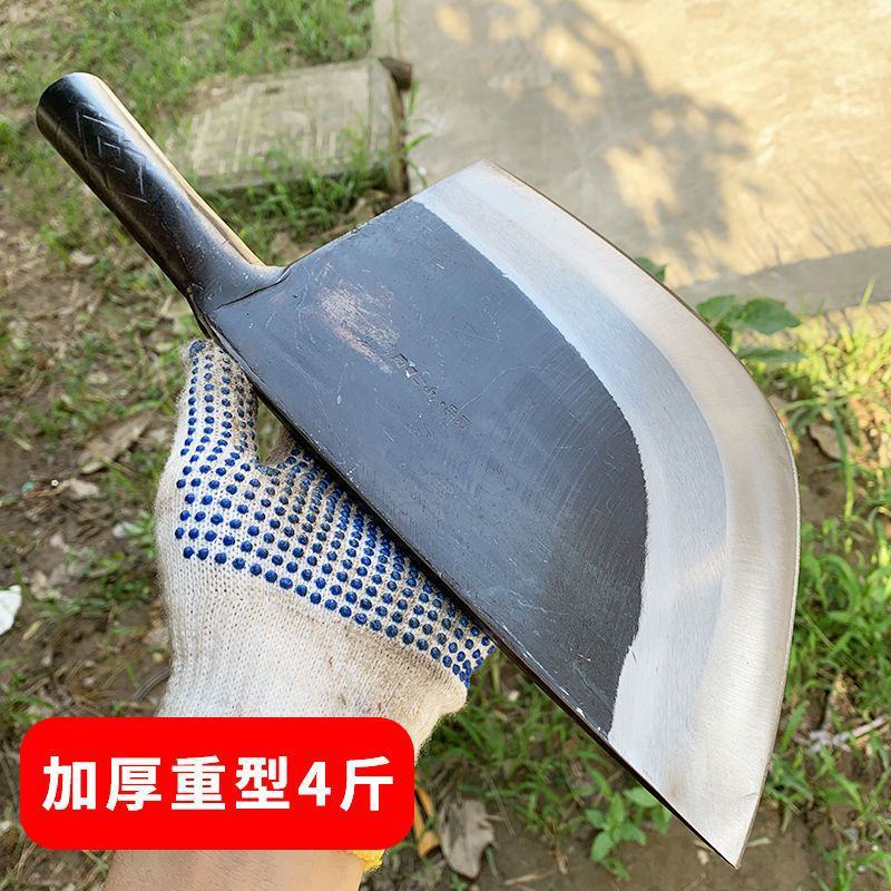 轴承钢锻打砍骨刀重型3斤杀猪专用刀商用剁骨头加重牛骨刀