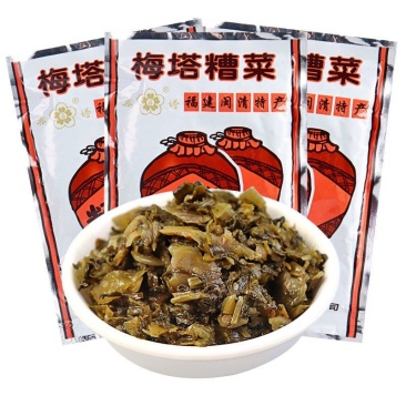 闽清梅塔牌糟菜75克腌菜酱菜泡菜下饭菜咸菜佐餐小菜宝食批