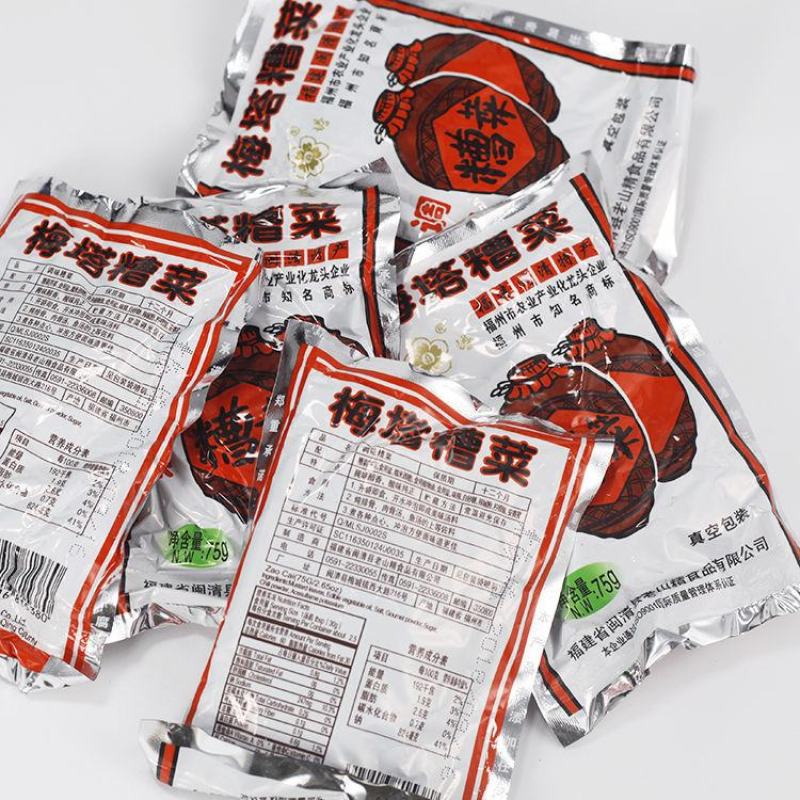 闽清梅塔牌糟菜75克腌菜酱菜泡菜下饭菜咸菜佐餐小菜宝食批