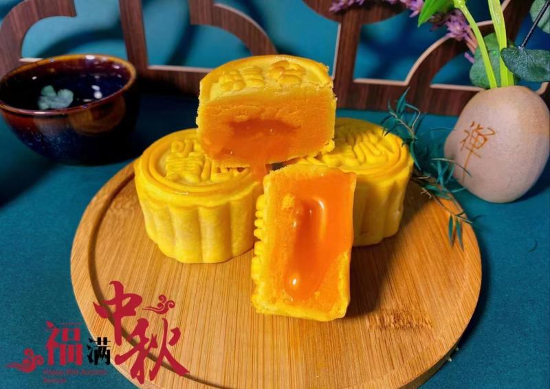 奶黄流心月饼礼盒一件代发