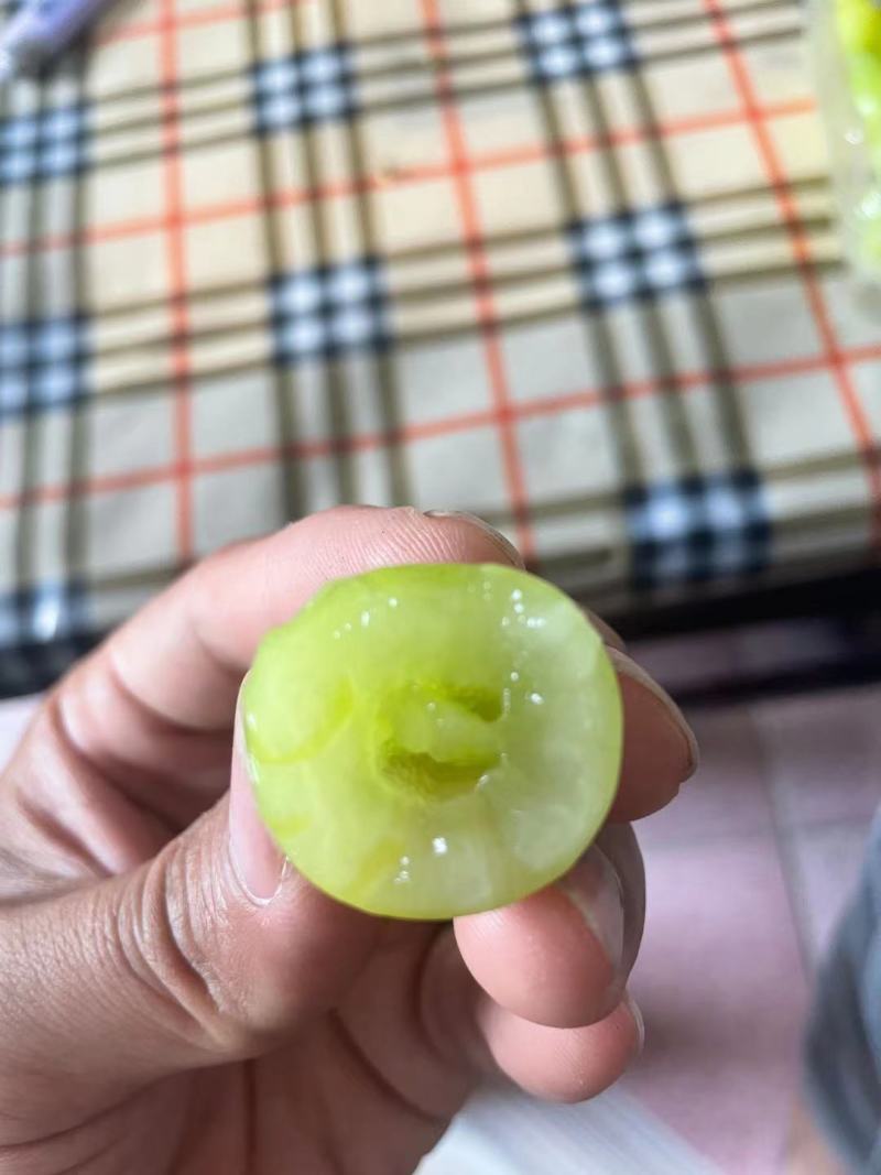 现摘精品阳光玫瑰果大汁多