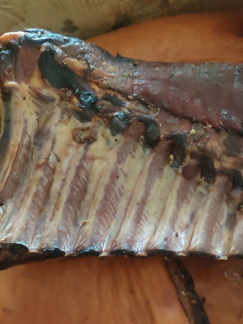 【烟熏排骨】猪排，烟熏三线肉，五花肉，猪蹄江湖地摊赶集