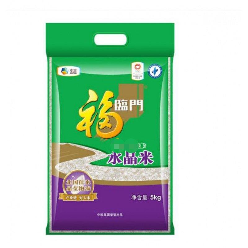 中粮福临门水晶大米珍珠米真空包装5kg/袋中秋福利团购