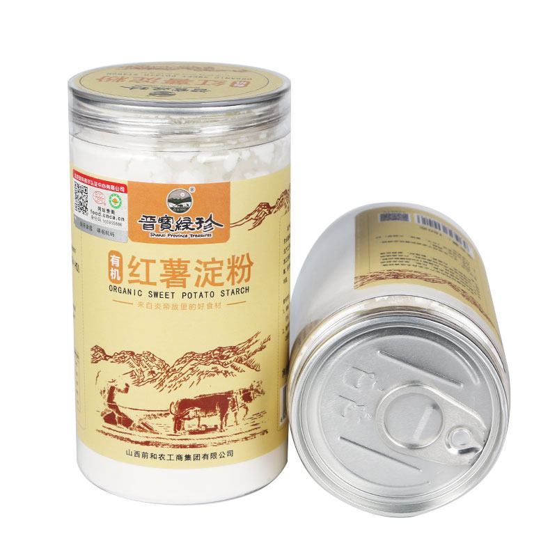 晋宝绿珍有机红薯淀粉，罐装净含量168克