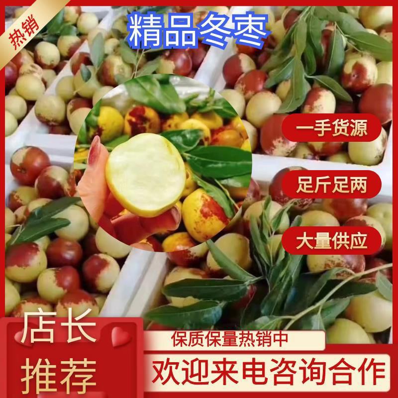 山东鲜枣，无棣冬枣，诚信服务代发全国对接电商，社团