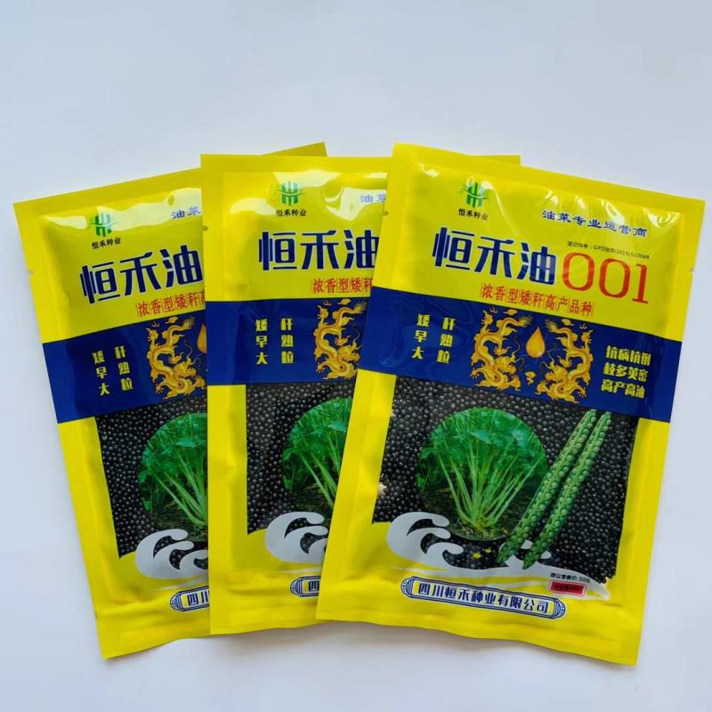 高产杂交油菜种子抗倒性强含油量高分支多