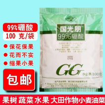 国光硼肥99%硼酸果树蔬菜叶面肥水溶肥促花芽保花保果