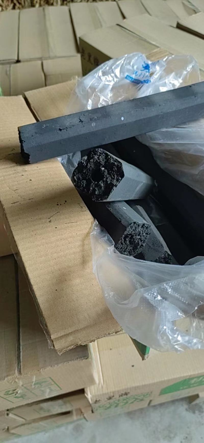 山东单县箱装机制木炭