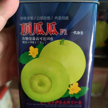 顶瓜瓜杂交甜瓜种子，20克，香味浓郁口感甜脆肉质细腻