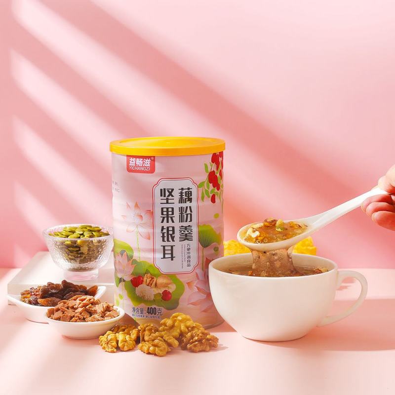 坚果银耳藕粉羹营养代餐银耳多多工厂直发