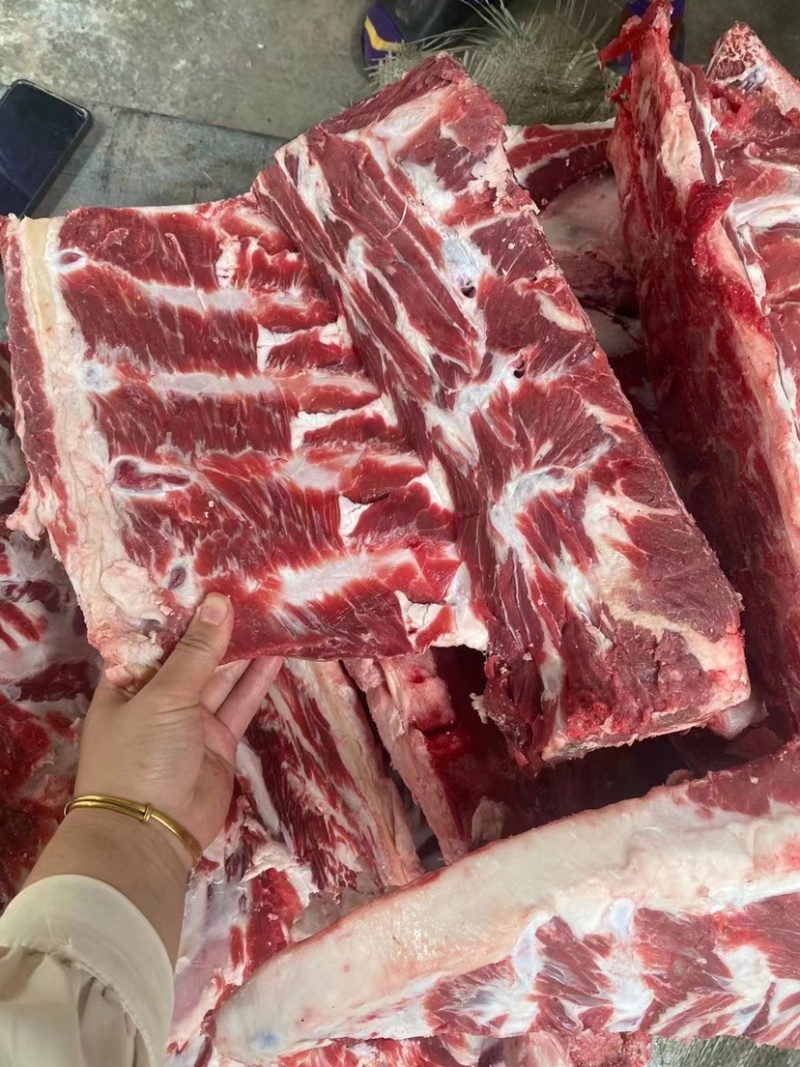 国产纯干满肉全牛脊骨厂家直供自家屠宰厂质量保证欢迎