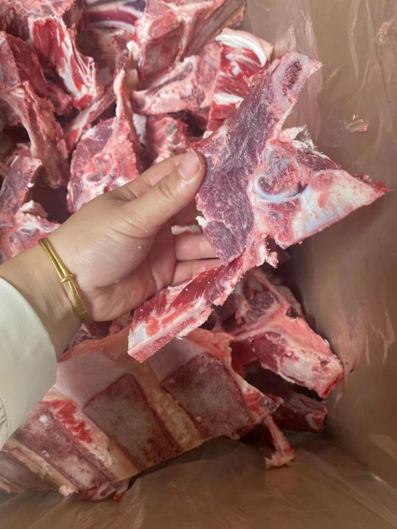 国产纯干满肉全牛脊骨厂家直供自家屠宰厂质量保证欢迎