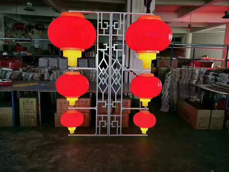 古镇景区中式仿古异形复古羊皮灯笼酒店餐厅街道景观越南防水