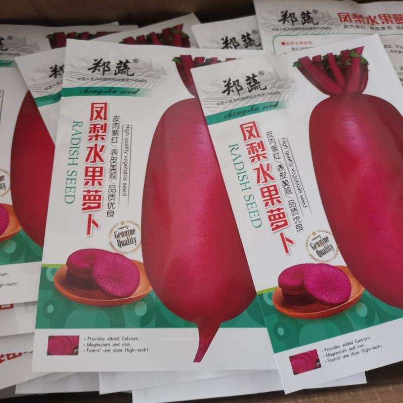 凤梨萝卜种子口感爽脆产量高抗病性强品质佳带甜味特色萝卜种