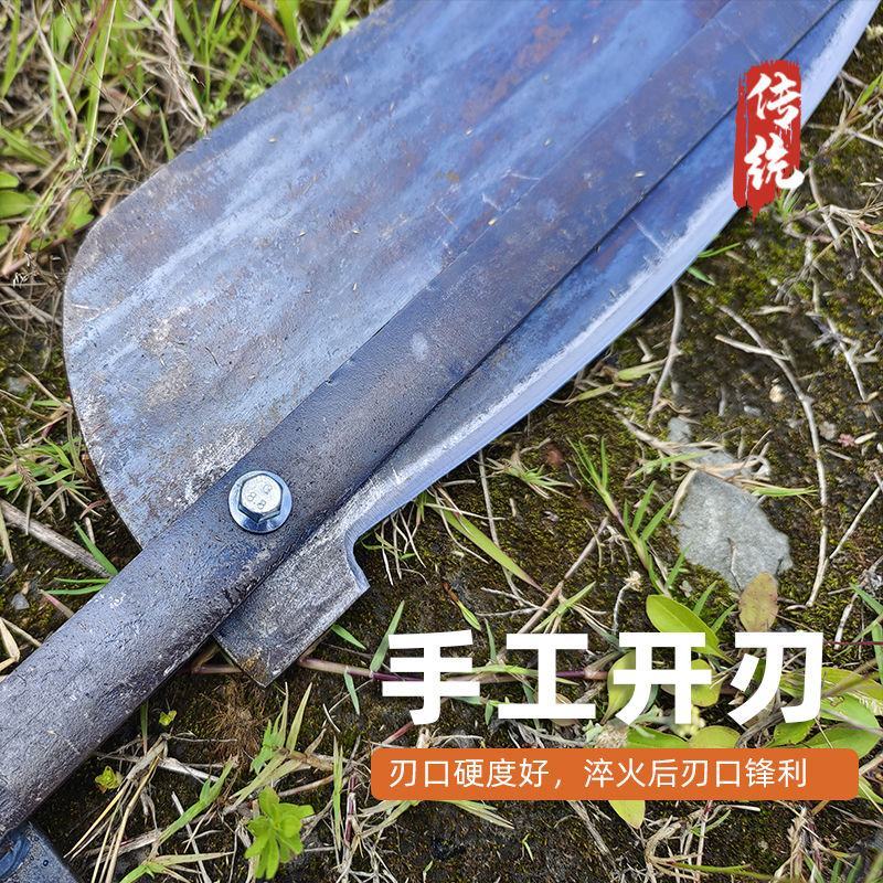铡刀铡草药材扎草牛羊草料家用切草刀甘蔗铡刀老式中药刀玉米