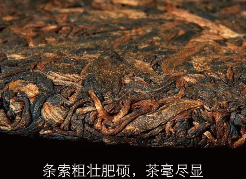 古树普洱熟茶发酵纯料200-300年茶树原生大叶种制茶
