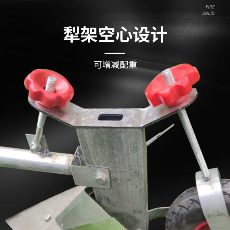 手拉犁人力耕地机开沟神器起垄种菜培土微耕机翻地农具单人犁