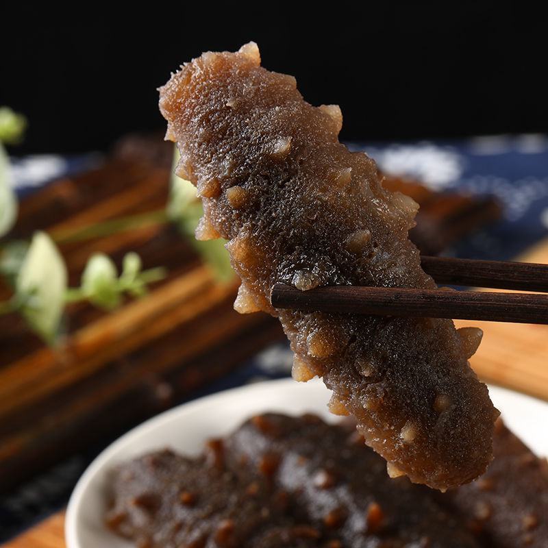 海参鲜食海叁干货礼盒单个装即食海参代发