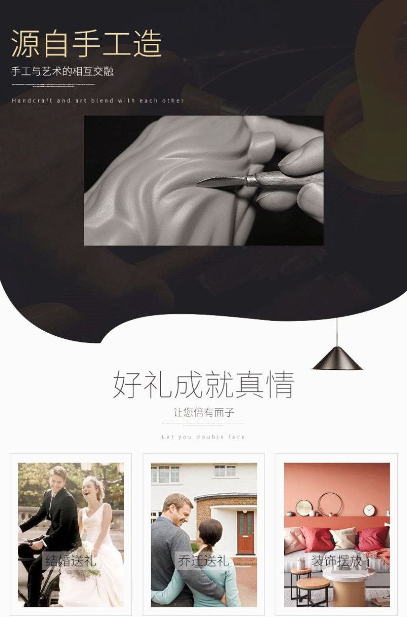 招财大象摆件大号一对客厅电视酒柜装饰品创意可爱礼品风水象