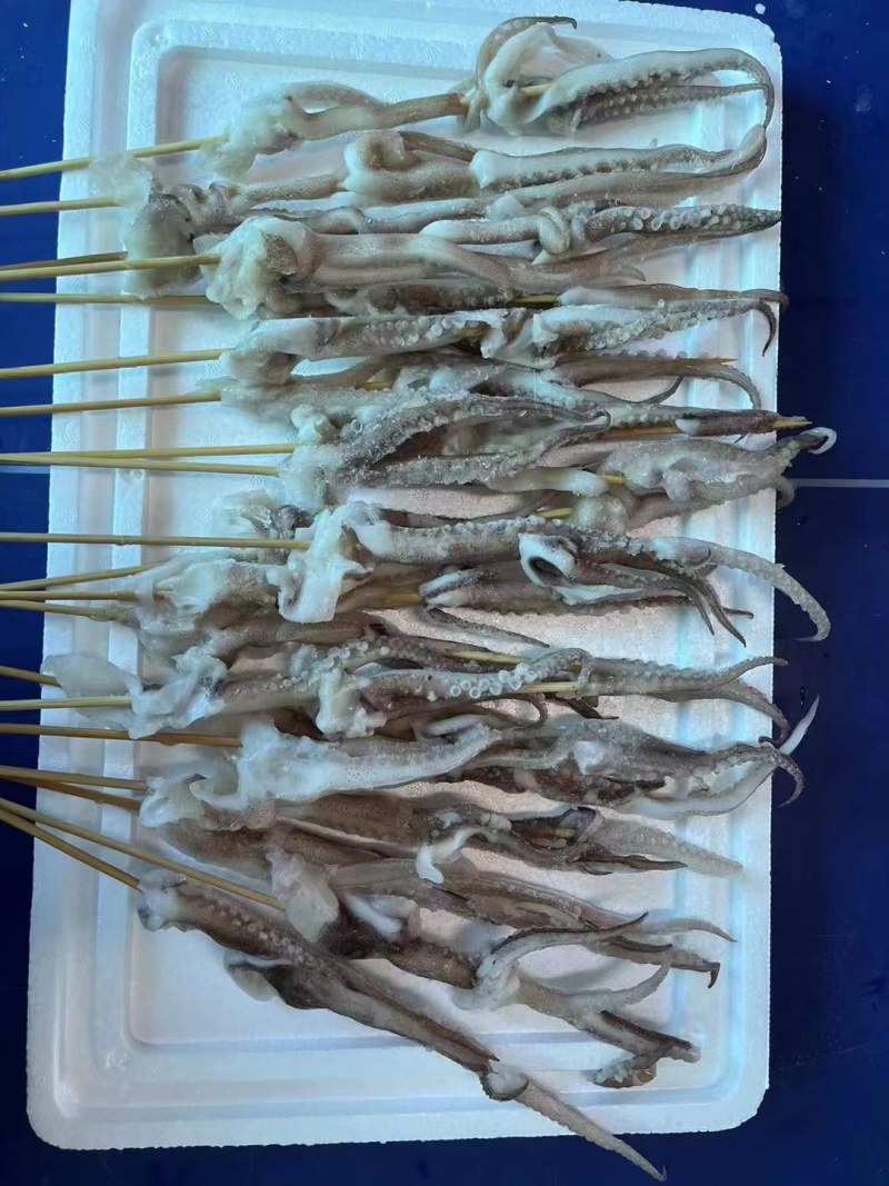加工鱿鱼串