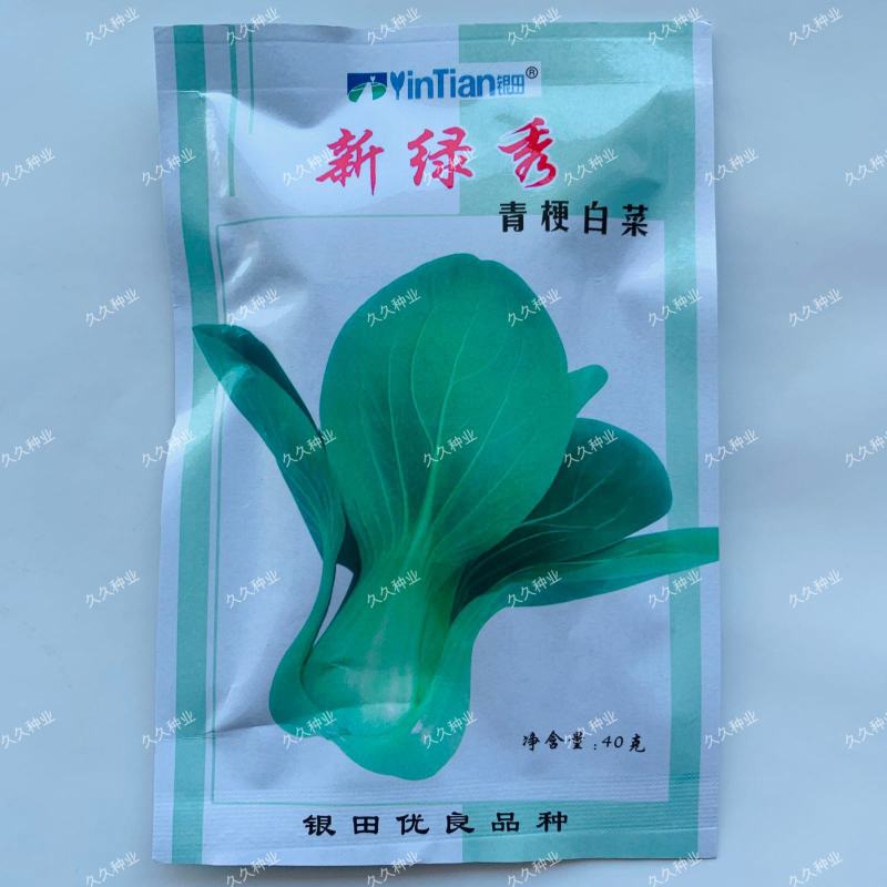 银田新绿秀青梗菜种籽速生耐热耐湿青梗菜小油菜种子