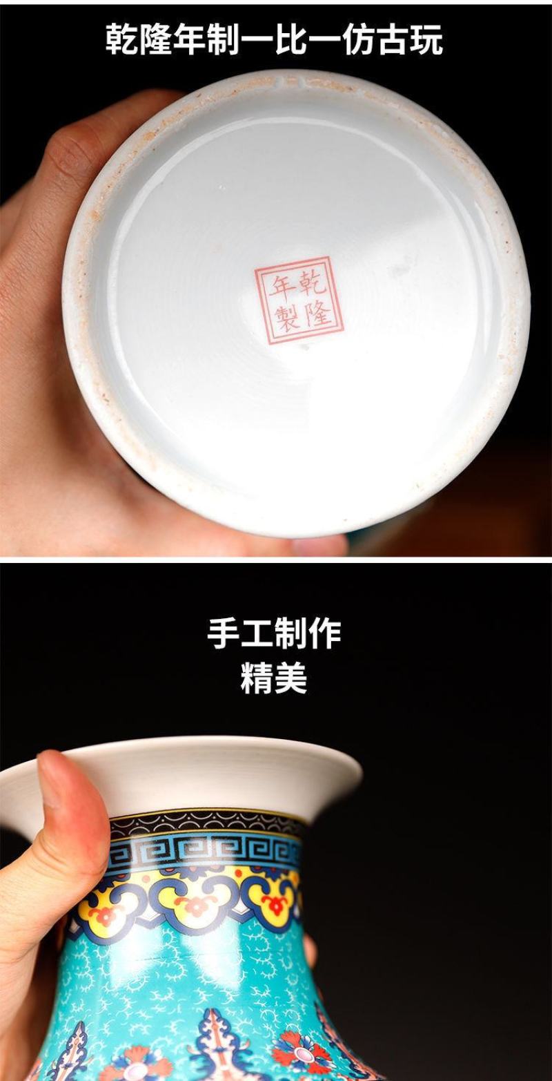 包邮陶瓷器富贵竹插花大花瓶客厅电视柜玄关酒店工艺装饰品