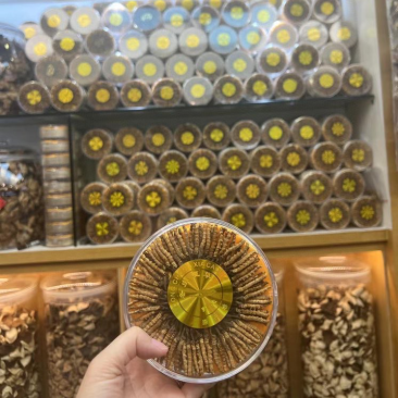 新鲜生晒冬虫夏草西藏青海虫草100条足干饱满