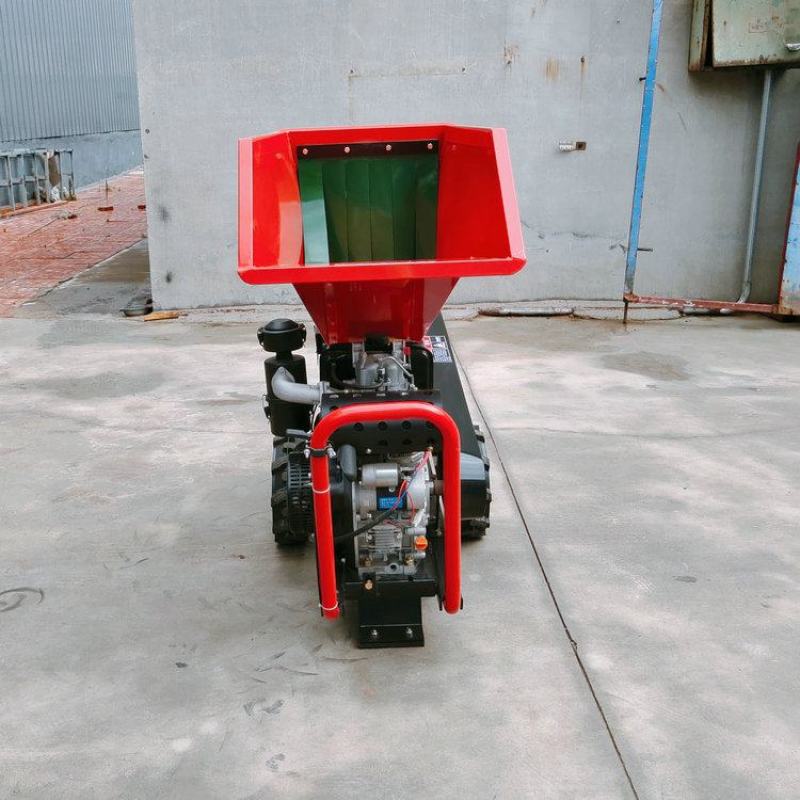 碎枝机器果园枝条破碎机小型苗圃园林木材碎枝机