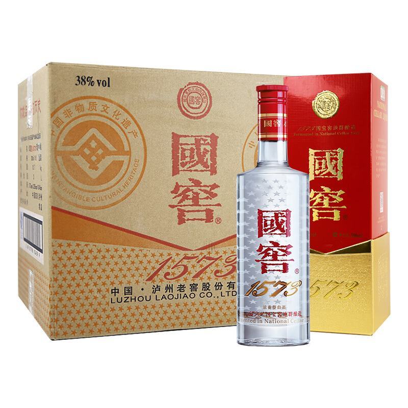 国窖1573白酒52度整箱包邮