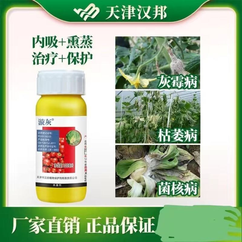 汉邦漩灰40%嘧霉胺对番茄灰霉病有较好防治效果。