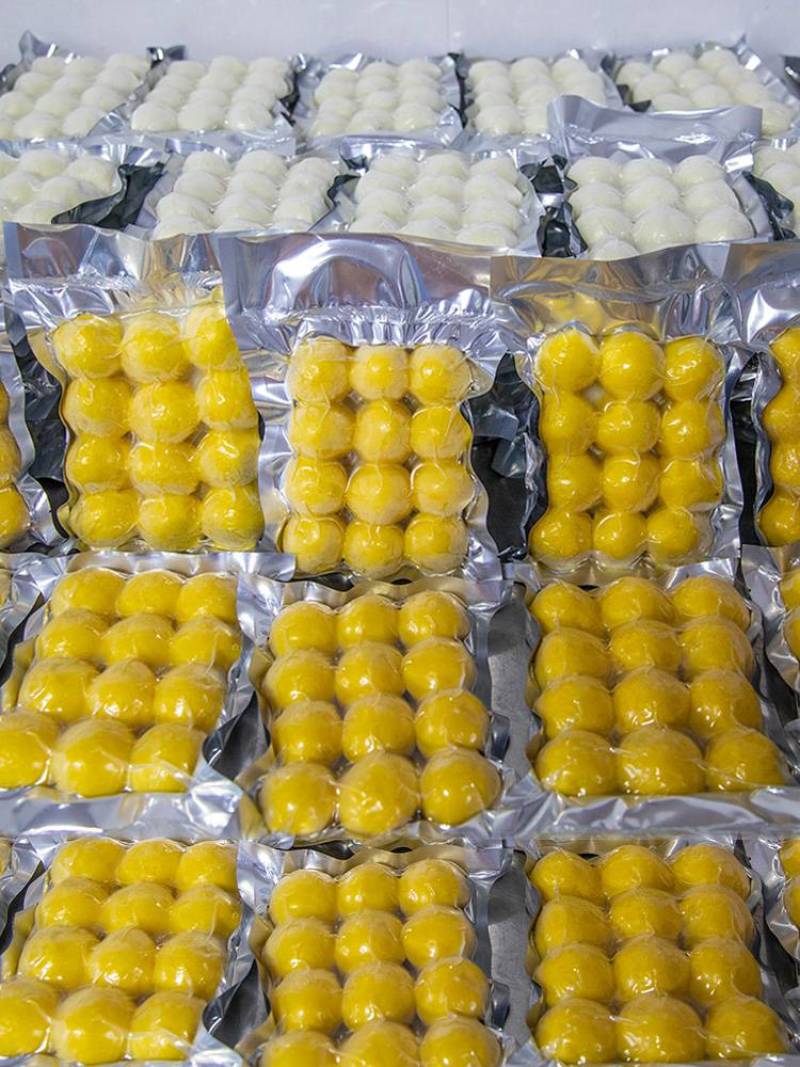 粘豆包俏江东品牌东北粘豆包芸豆馅豆包一箱350克×6袋