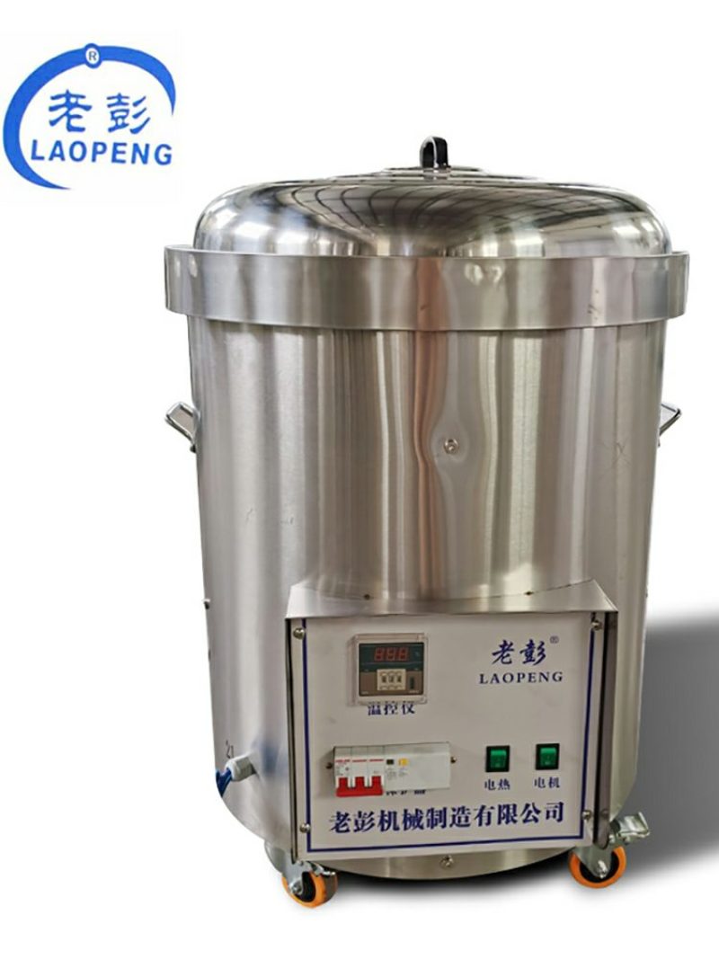 电加热糖炒板栗机35斤立式炒栗子机器老彭商用炒货机
