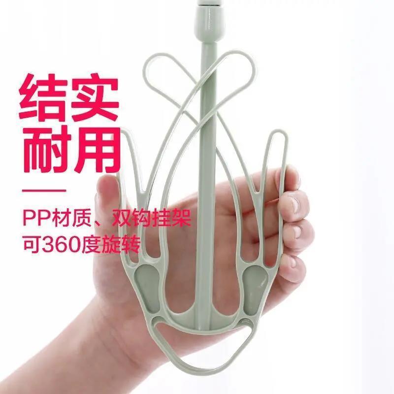 晒鞋架5个装创意防风双钩阳台多用挂鞋子的学生宿舍衣架挂钩