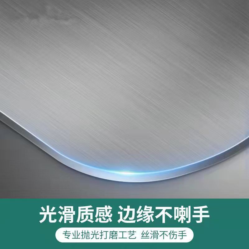 食品304不锈钢案板揉面板和面板烘焙板切菜板水果板抗菌防