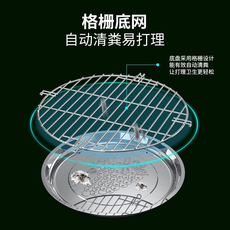 不锈钢鸟笼子超大八哥画眉鹩哥专用鸟笼虎皮鹦鹉繁殖笼特大号