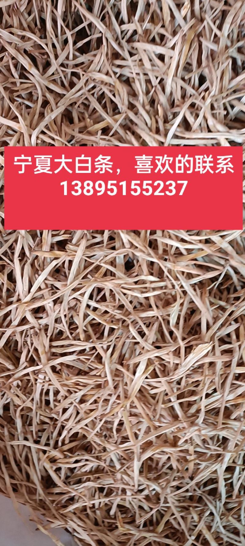 正宗的宁夏富硒大白条黄花菜，不添加任何添加剂的无公害农产品。