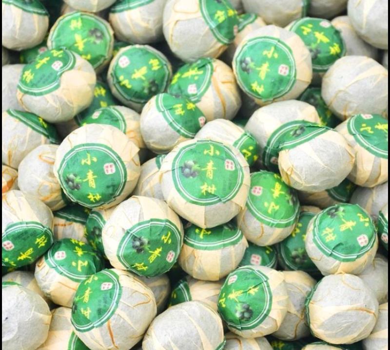 厂家天马，茶坑核心产区小青柑上市传统工艺配上云南宫廷普洱