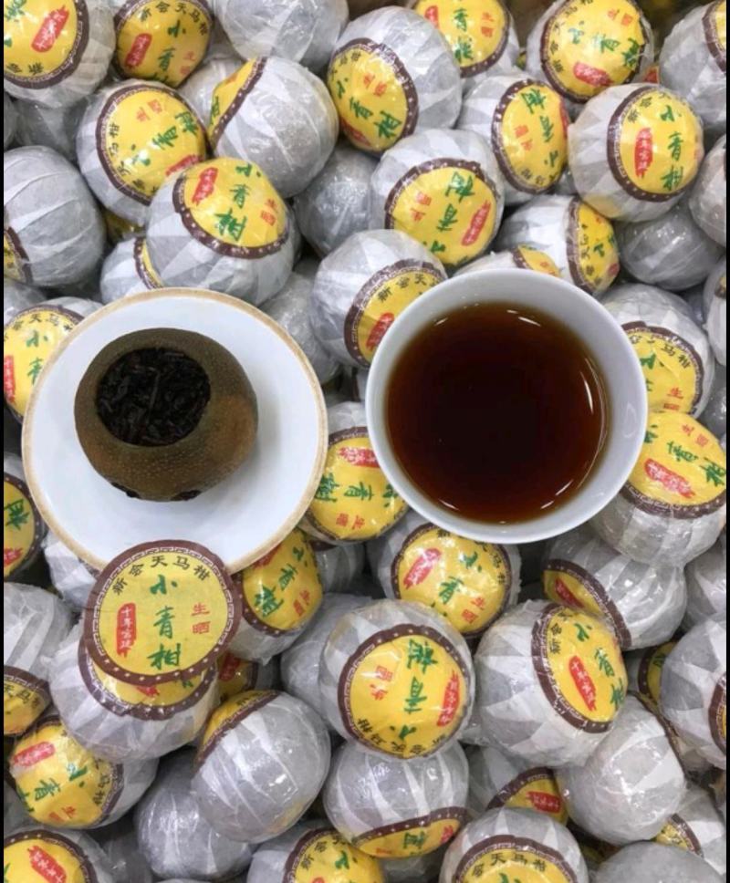 厂家天马，茶坑核心产区小青柑上市传统工艺配上云南宫廷普洱