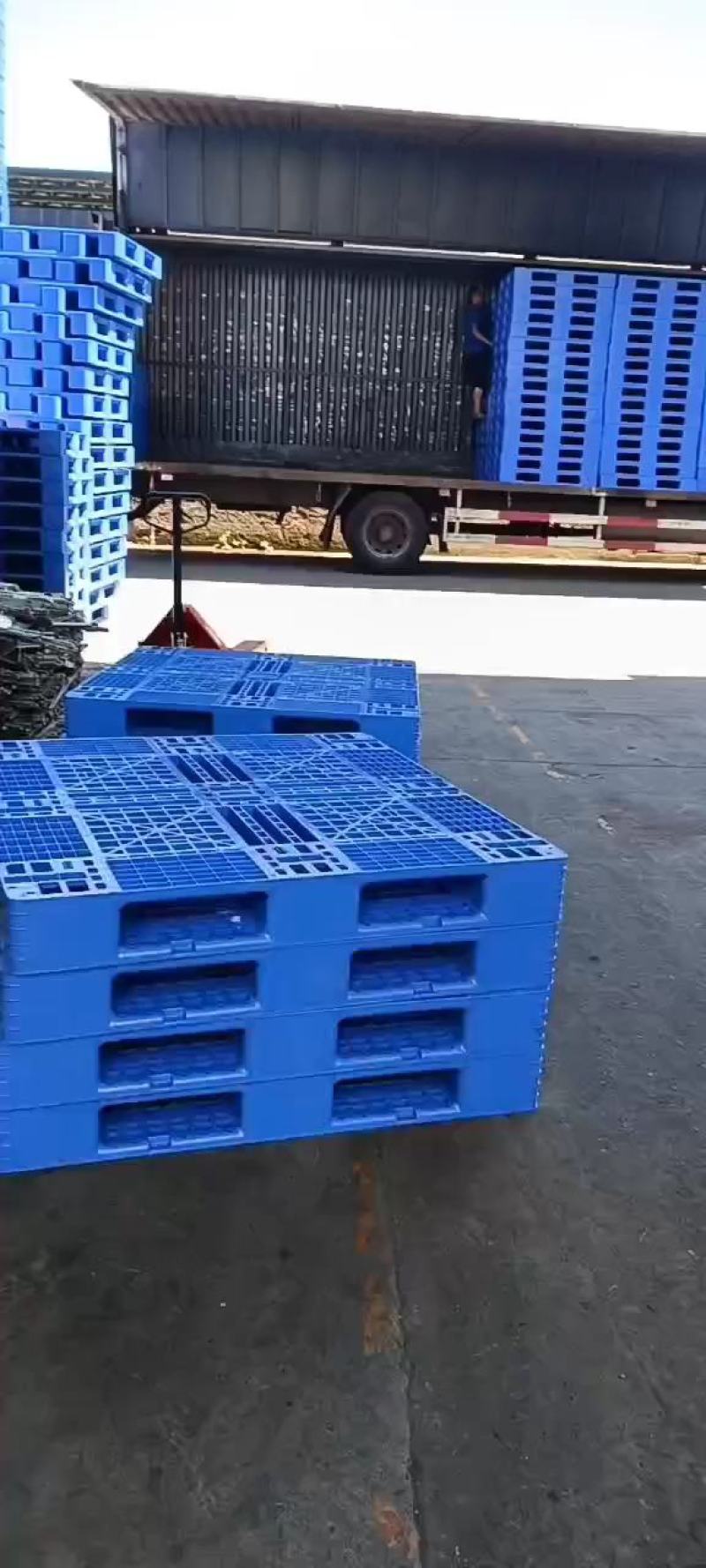 塑料托盘规格尺寸齐全货架高承载托盘欢迎咨询采购