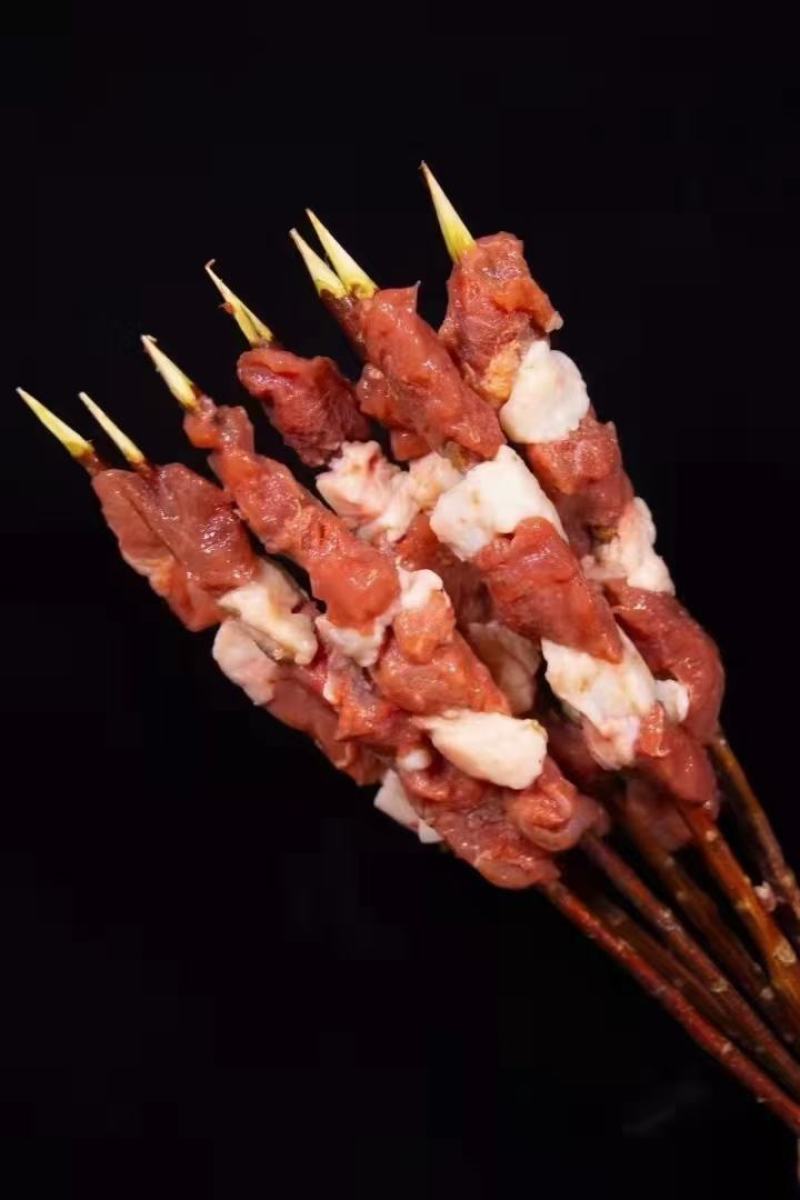 红柳枝羊肉串烧烤必备爆品