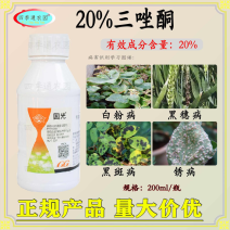 国光20%三唑酮防治白粉病锈病黑斑病黑穗病小麦白粉病
