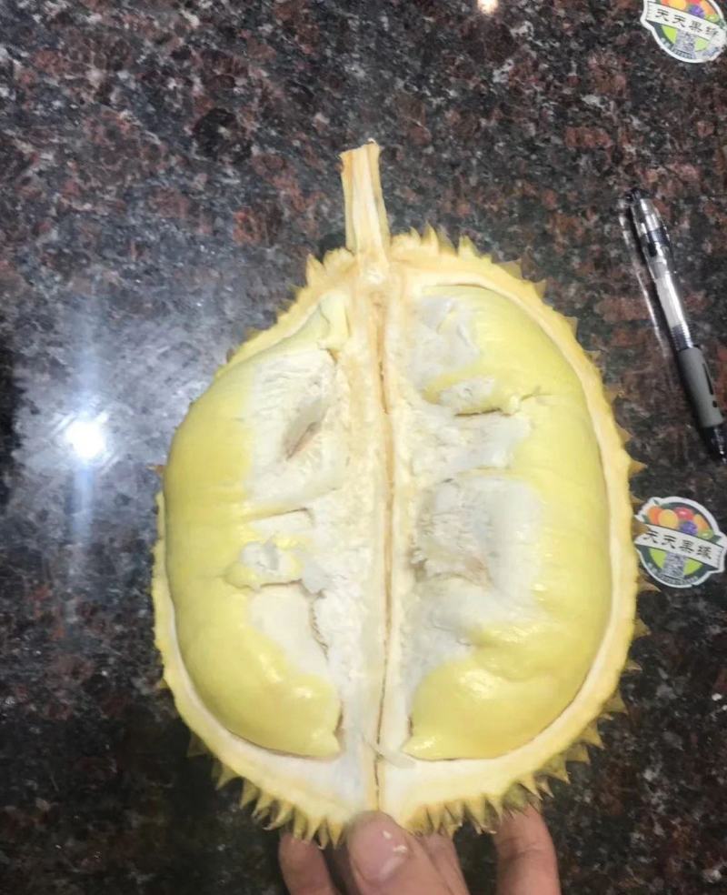 泰国金枕榴莲大黄干包肉，不泡药水不催熟。