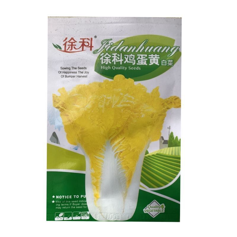 早熟黄心大白菜种子耐热耐寒鸡蛋黄种籽春秋季黄芽黄心蔬菜种