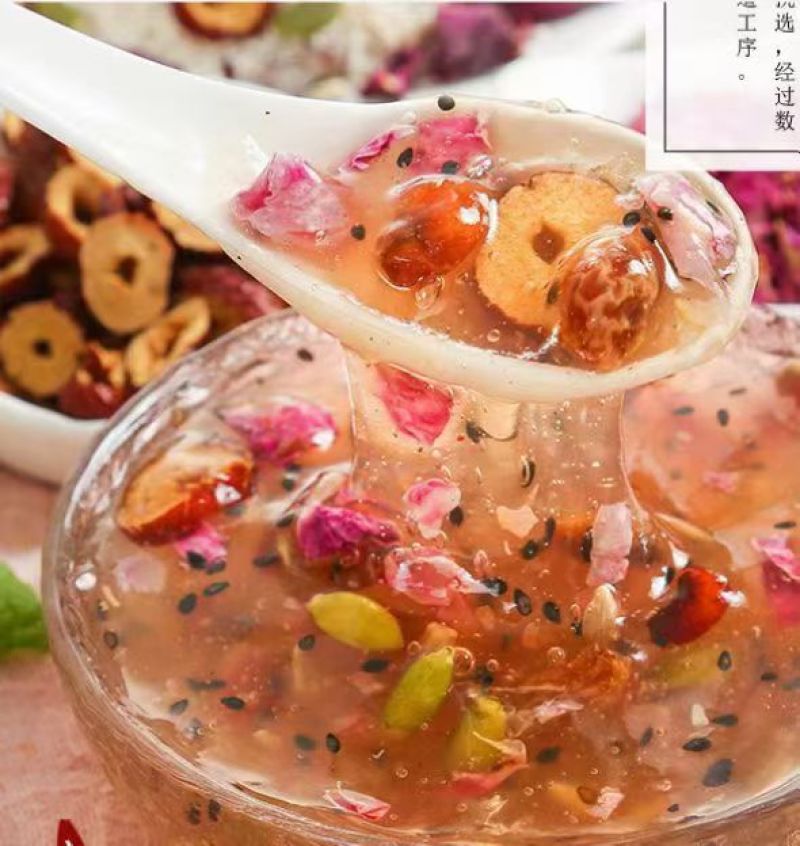 散装藕粉一件50斤红枣玫瑰枸杞黑芝麻